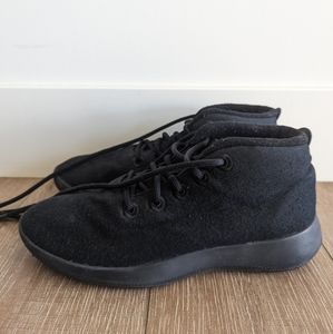 allbirds Men's Wool Runner-up Mizzles, True Black (Black Sole), Size 10